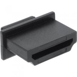 10er Pack InLine Staubschutz, fr HDMI Buchse, schwarz