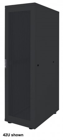 19'' Serverschrank, Basic Line INTELLINET 36 HE, 1766 (H) x 600 (B) x 1000 (T) mm, Flatpack, schwarz