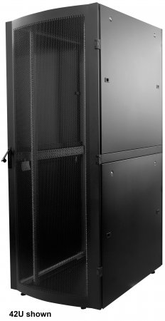19'' Serverschrank, Premium Line INTELLINET 26 HE, 1322 (H) x 600 (B) x 1000 (T) mm, vollstndig montiert, schwarz