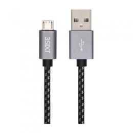 3SIXT BLK Micro USB Cable 1.0m