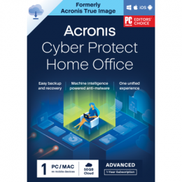 Acronis Cyber Protect Home Office Advanced [1 Gerät - 1 Jahr] + 50 GB Cloud Storage [Download]