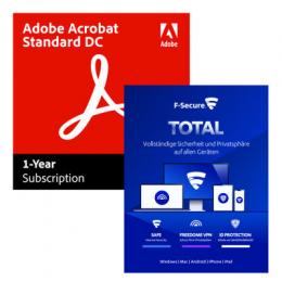 Adobe Acrobat Standard DC | 1 Jahr | Win/Mac | inkl. F-Secure Total [1 Device - 12+3 Monate]