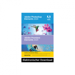 Adobe Photoshop & Premiere Elements 2024 | Studierende und Lehrende | unbefristet | Win