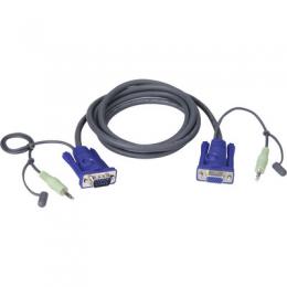 ATEN 2L-2402A KVM Kabelsatz, VGA, Audio, Lnge 1,8m
