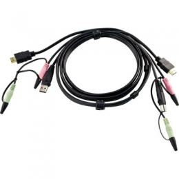 ATEN 2L-7D02UH KVM Kabelsatz, HDMI, USB, Audio, Lnge 1,8m