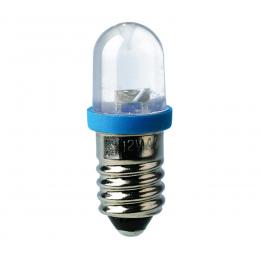 Barthelme LED-Lampe E10 mit Brückengleichrichter, 10 x 28 mm, 24 V, ultragrün