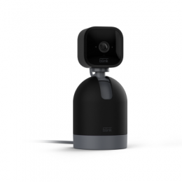 Blink Mini Pan-Tilt Kamera schwarz [bewegliche Pug-in-Sicherheitskamera für den Innenbereich, mit Zwei-Wege-Audio, HD-Video]