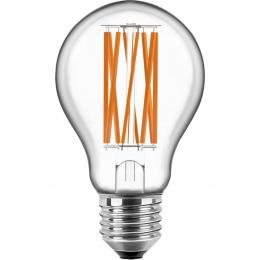 Blulaxa Hocheffiziente 3,8-W-Filament-LED-Lampe A60, E27, 810 lm, warmweiß, 3000 K, 213 lm/W, EEK A