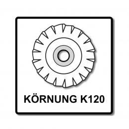 Bosch Fächerschleifscheiben X551 Expert for Metal 125mm, K120, 10 Stück ( 10x 2608607347 )