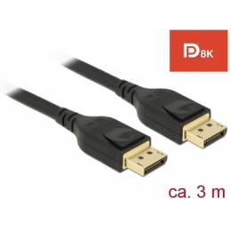 Delock DisplayPort Kabel 8K, 60Hz, 3m