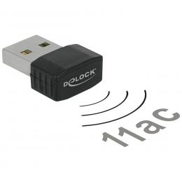Delock Nano-WLAN-USB-Stick Dualband 2,4/5 GHz, WLAN AC 433, USB 2.0