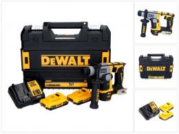DeWalt DCH 172 D2 Akku Bohrhammer 18 V 16 mm 1,4 Joule SDS plus Brushless + 2x Akku 2,0 Ah + Ladegerät + TSTAK