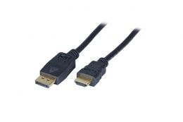 DisplayPort auf HDMI A, St.-St., 2,0m, schwarz