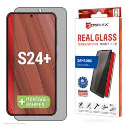 DISPLEX Privacy Full Cover Panzerglas (10H) für Samsung Galaxy S24+