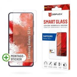 DISPLEX Smart Glass (9H) für Samsung Galaxy S21+ Montagesticker, unzerbrechlich, ultra-dünn, unsichtbar