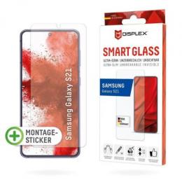 DISPLEX Smart Glass (9H) für Samsung Galaxy S21 Montagesticker, unzerbrechlich, ultra-dünn, unsichtbar