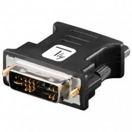 DVI Adapter, DVI-A male auf VGA female, schwarz