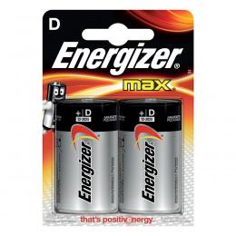 Energizer Max Alkaline Batterie Mono D, 2er-Pack