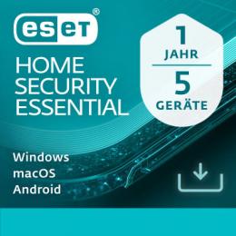 ESET HOME Security Essential [5 Geräte - 1 Jahr] [Download]