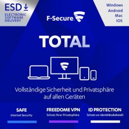 F-Secure Total + Data Recovery [5 Geräte - 1 Jahr] [Vollversion]