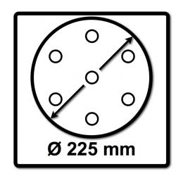 Festool STF D225/128 Schleifscheibe Granat P100 225 mm 50 Stk. ( 2x 205656 ) für Langhalsschleifer PLANEX