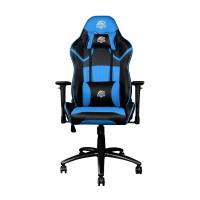 Gaming Stuhl in ONE GAMING BLUE in edlem Kunstleder in den Farben Blau und Schwarz