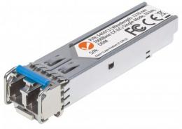 Gigabit SFP Mini-GBIC Transceiver fr LWL-Kabel INTELLINET 1000Base-LX (LC) Singlemode-Port, 10 km, MSA-konform und kompatibel zu anderen Switch-Marken