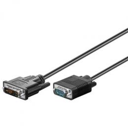 Goobay DVI-I/VGA Kabel 2m, Full HD