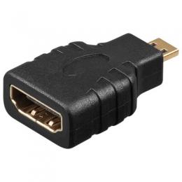 Goobay HDMI A-Buchse zu HDMI D(Micro)-Stecker - A 351 G  (HDMI F/HDMI MICRO M)