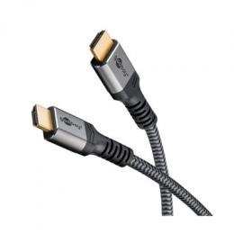 Goobay Plus High-Speed-HDMI™-Kabel mit Ethernet (4K@60Hz), 1.0 m