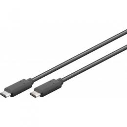 Goobay USB 3.1-Stecker (Typ C) > USB 3.1-Stecker (Typ C) [0,5m schwarz]