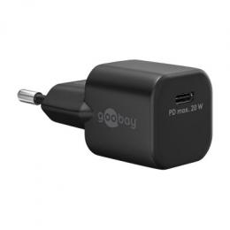 Goobay USB-C™ PD Schnellladegerät Nano (20 W) schwarz