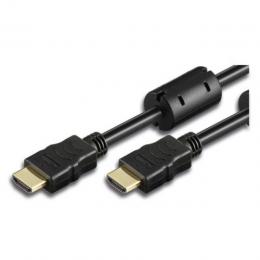 HDMI Kabel High Speed with Ethernet Schwarz mit ferrit 1 m
