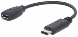 Ein Angebot für Hi-Speed USB C Anschlusskabel MANHATTAN USB 2.0, Typ C Stecker - Micro-B Buchse, 480 Mbps, 15 cm, Schwarz MANHATTAN aus dem Bereich Manhattan & Intellinet > Cables, Manhattan Bag > Hi-Speed USB C Anschlusskabel - jetzt kaufen.