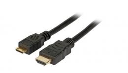 HighSpeed HDMI? Kabel mit Eth. A-Mini-C, St.-St., 5,0m, schwarz