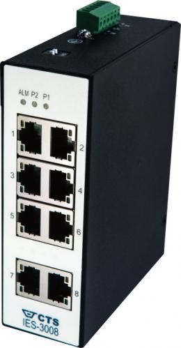 Hutschienen Switch 8 Port, 10/100/1000Mbit