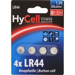 Ein Angebot für HyCell Batterie Alkaline Knopfzelle Typ LR44, 4er Blister HyCell aus dem Bereich Strom / Energie / Licht > Knopfzellen - jetzt kaufen.