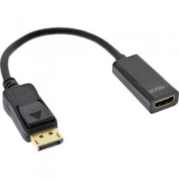 Ein Angebot für InLine DisplayPort zu HDMI Adapterkabel mit Audio, DisplayPort Stecker auf HDMI Buchse, 4K/60Hz, schwarz, 0,15m InLine aus dem Bereich Adapter / Konverter > Displayport zu HDMI / VGA / DVI - jetzt kaufen.