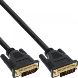 InLine DVI-D Anschlusskabel Premium, digital 24+1 Stecker / Stecker, Dual Link, 3m