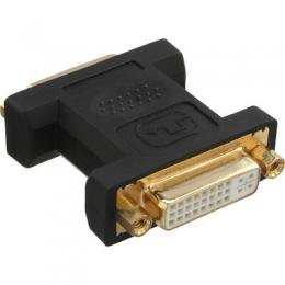 InLine DVI-I Adapter, Digital + Analog 24+5 Buchse / Buchse, vergoldet