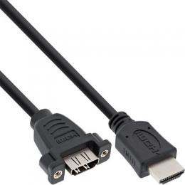 Ein Angebot für InLine HDMI 4K2K Adapterkabel zum Einbau, HDMI A Stecker/Buchse, 0,6m InLine aus dem Bereich Adapter / Konverter > HDMI zu HDMI / DVI / mini HDMI - jetzt kaufen.
