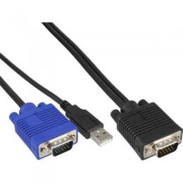 InLine KVM Kabelsatz, USB, fr 19 KVM Switch, Lnge 1,8m