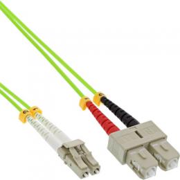 InLine LWL Duplex Kabel, LC/SC, 50/125m, OM5, 10m
