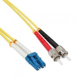 InLine LWL Duplex Kabel, LC/ST, 9/125m, OS2, 10m