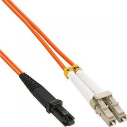 InLine LWL Duplex Kabel, MTRJ/LC, 50/125m, OM2, 10m