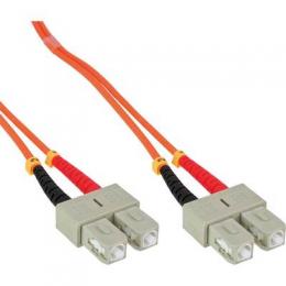 InLine LWL Duplex Kabel, SC/SC, 50/125m, OM2, 15m