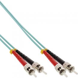InLine LWL Duplex Kabel, ST/ST, 50/125m, OM3, 10m