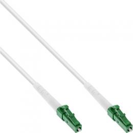InLine LWL Simplex Kabel, FTTH, LC/APC 8 zu LC/APC 8, 9/125m, OS2, 15m