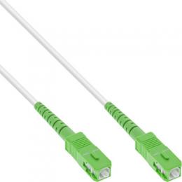 InLine LWL Simplex Kabel, FTTH, SC/APC 8 zu SC/APC 8, 9/125m, OS2, 3m