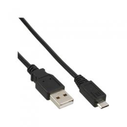 InLine® Micro-USB 2.0 Kabel, USB-A Stecker an Micro-B Stecker schwarz, 2m